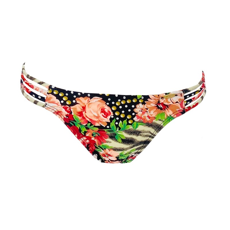 LA VIDA ES UN CARNAVAL – Multi Strap Ruched Back Bottom