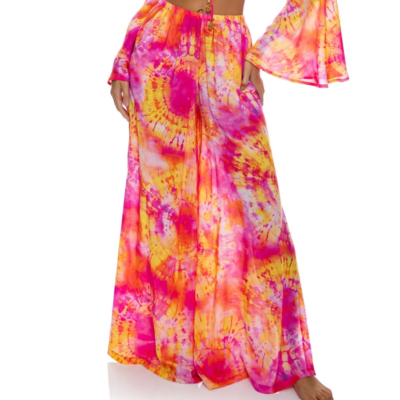 RETRO DREAM – Open Sides Wide Leg Pant