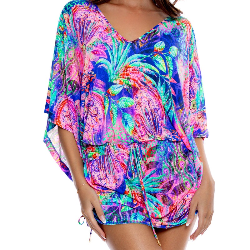 JUNGLE FEVER – Cabana V Neck Dress