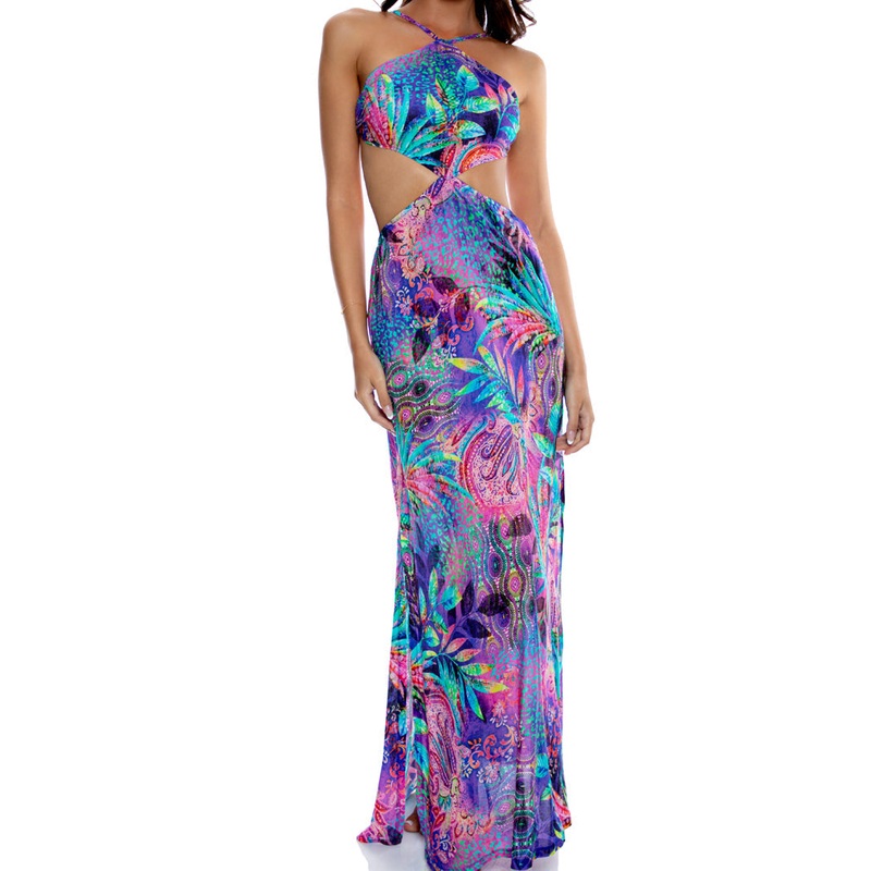 JUNGLE FEVER – Cut Out Long Dress