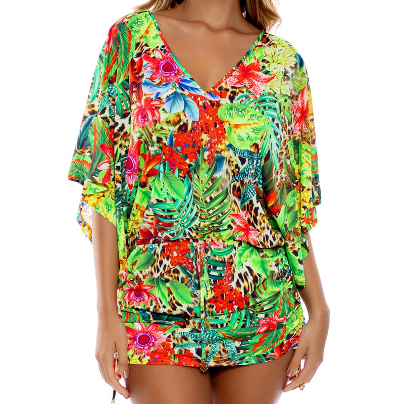 LUSH HORIZONS – Cabana V Neck Dress