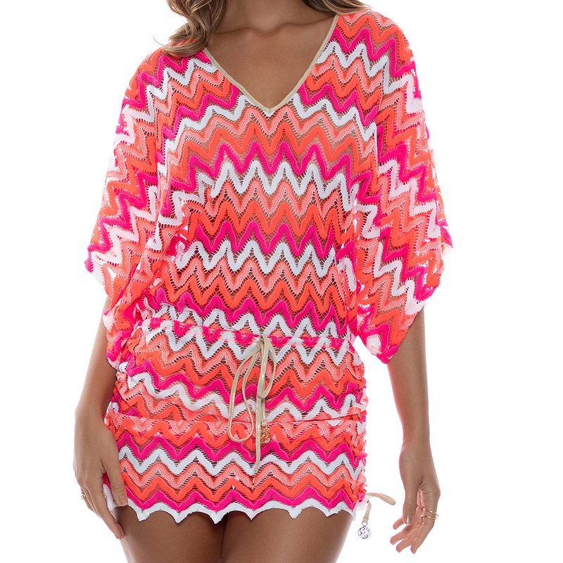 FLAMINGO BEACH – Cabana V Neck Dress