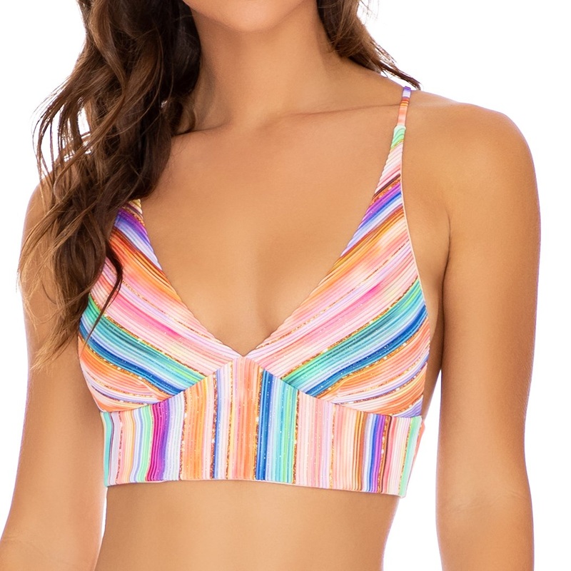 HEAT WAVES – Cross Back Bustier Top
