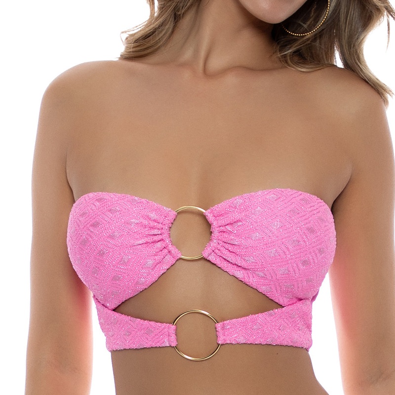 BRILLA – Double Loop Bandeau Crop Top