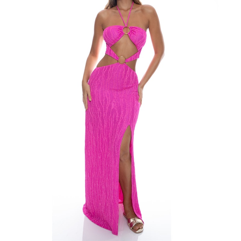 WAVE CHASER – Double Loop Bandeau Long Dress
