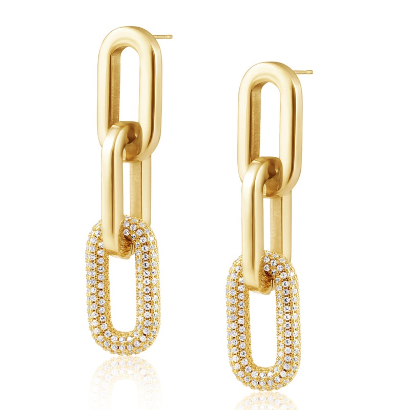 JEWELRY – Jenna Pave Earrings-CLS