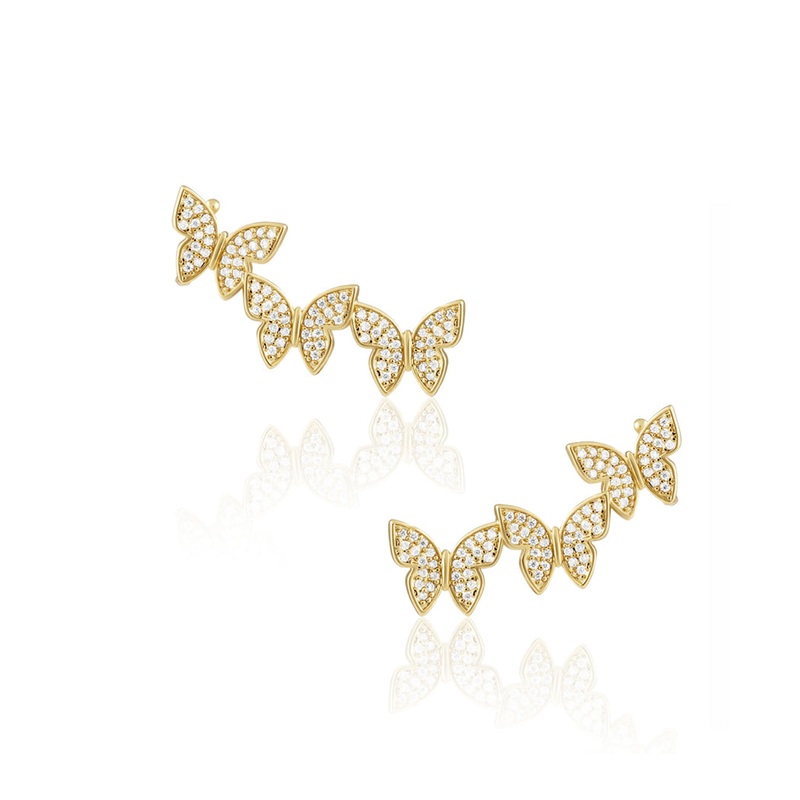 JEWELRY – Pave Butterfly Ear Crawler