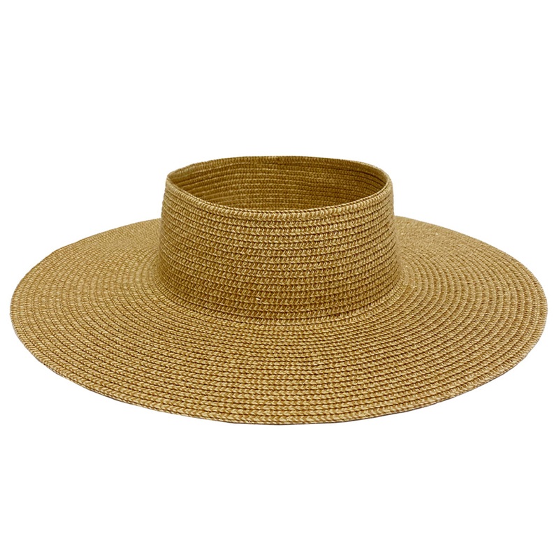 LULI HAT – Gold Shimmer Visor