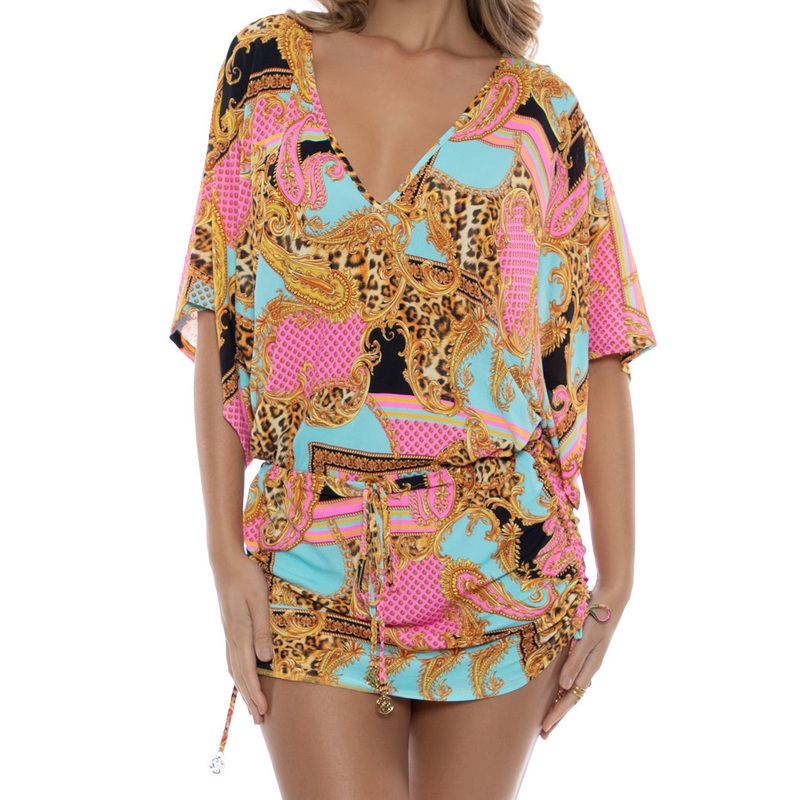 MIAMI DAYDREAM – Cabana V Neck Dress