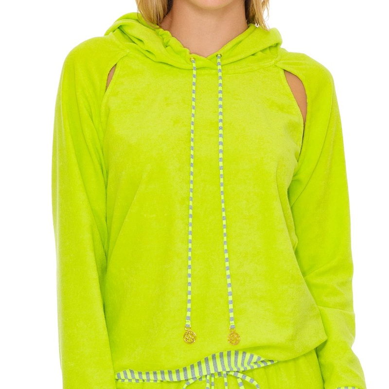 GLOW BABY GLOW – Hoodie Cut Out Jacket