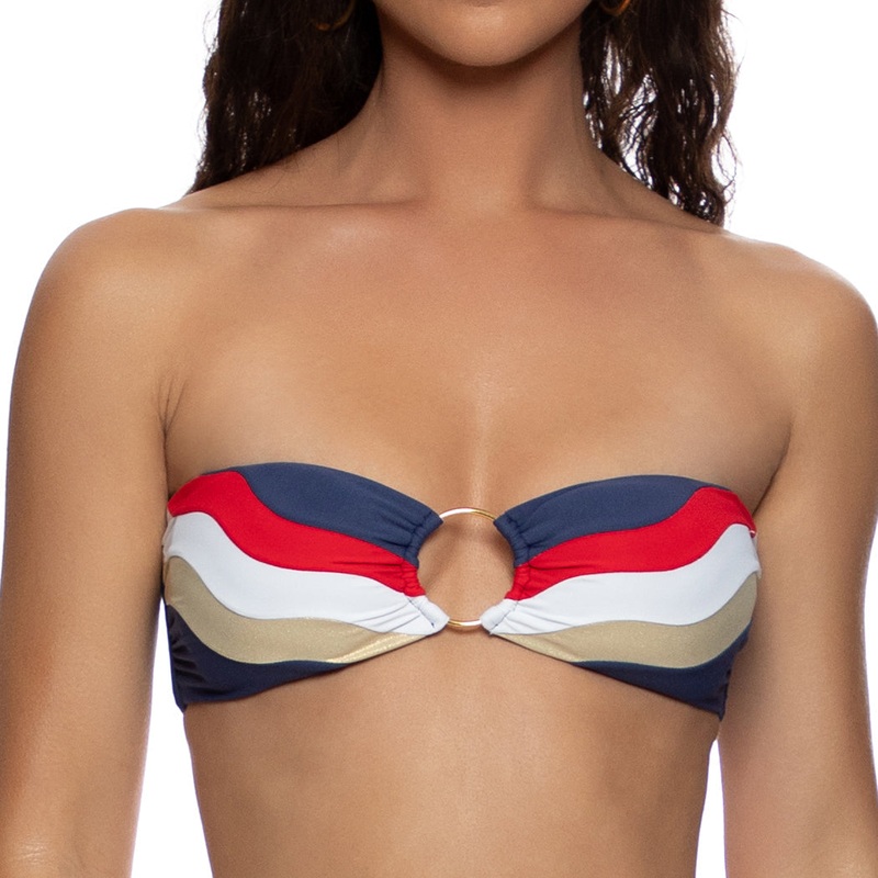 AMERICAN ICON – Waves Ring Bandeau Top