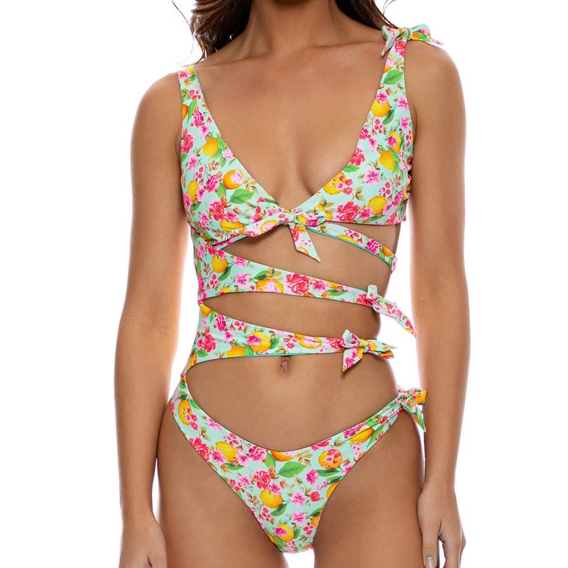 LIMONCELLO – Knot Bow Tie Side One Piece