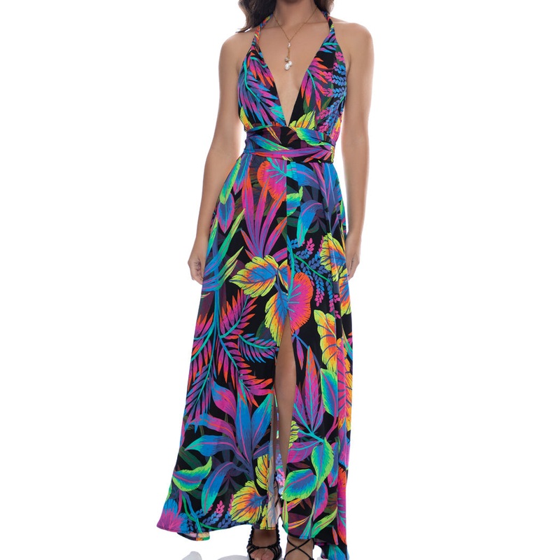 NEON NIGHTS – Convertible Maxi Dress