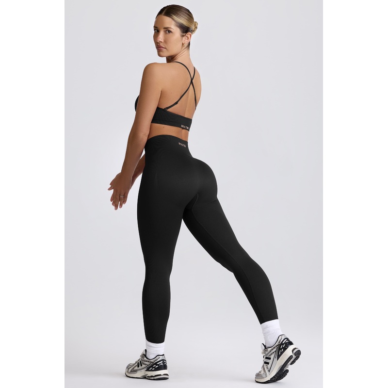 Super Sculpt Seamless Leggings in Black