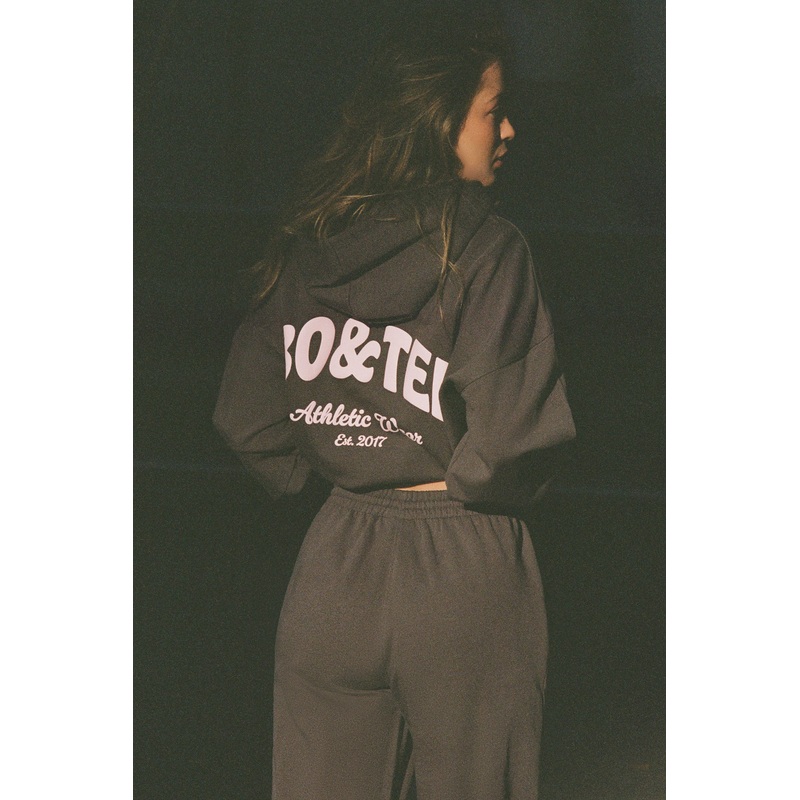 Oversized Hoodie in Charcoal Grey
