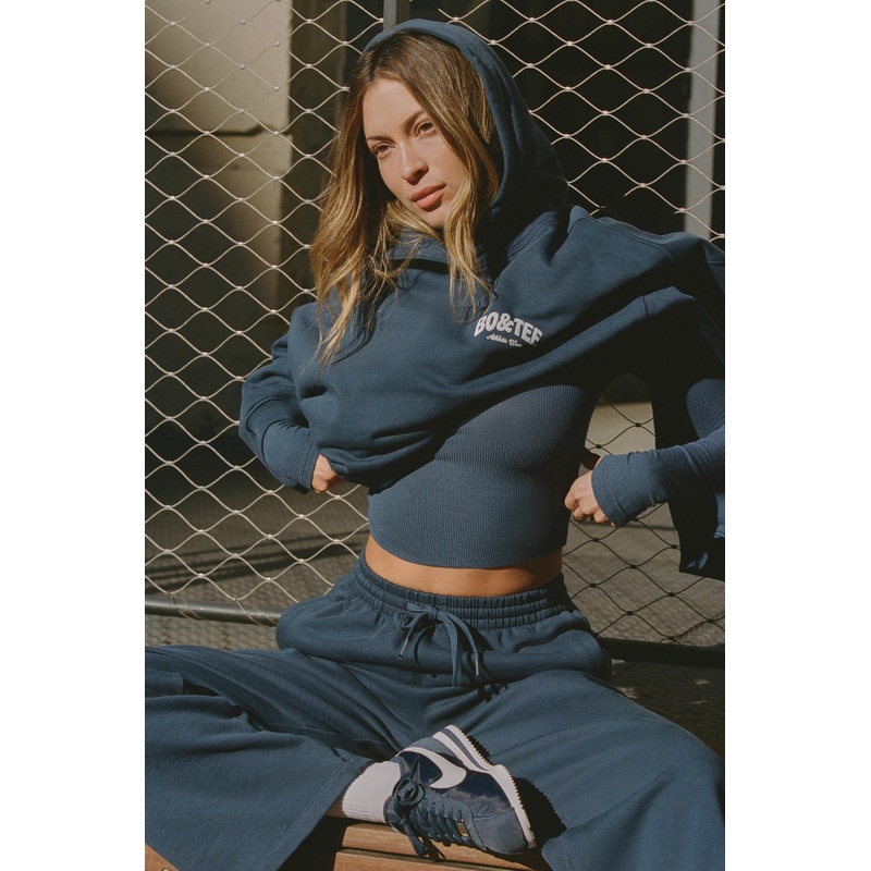 Oversized Hoodie in Dark Navy