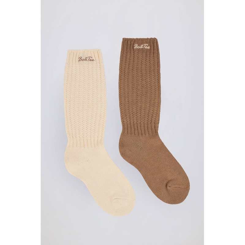 Slouchy Rib Sock Bundle in Multi