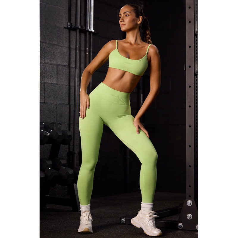 Super Sculpt Seamless Full Length Leggings in Key Lime