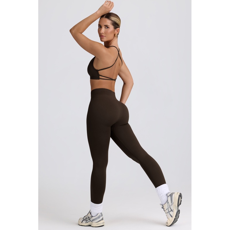 Super Sculpt Seamless High-Waist Leggings in Brown