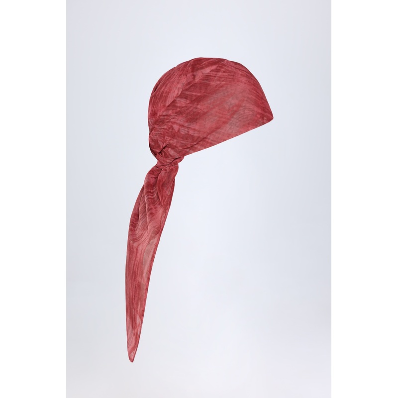 Headscarf in Red Print