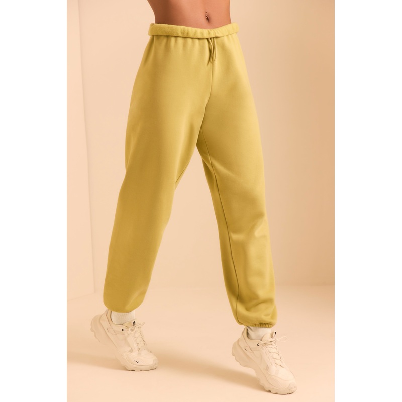 Relaxed Fit Joggers in Matcha Green