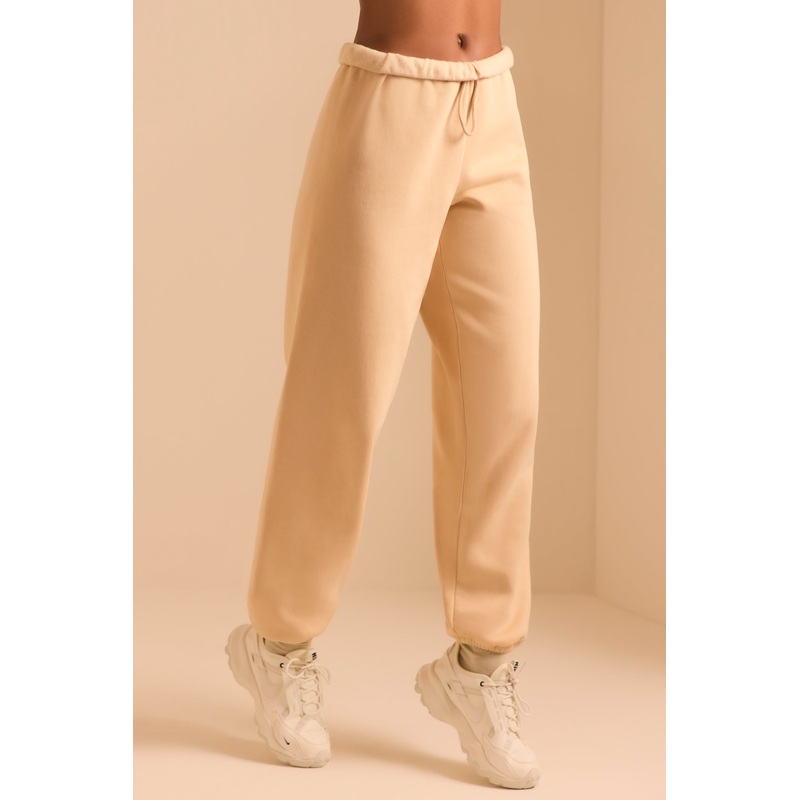Relaxed Fit Joggers in Sand