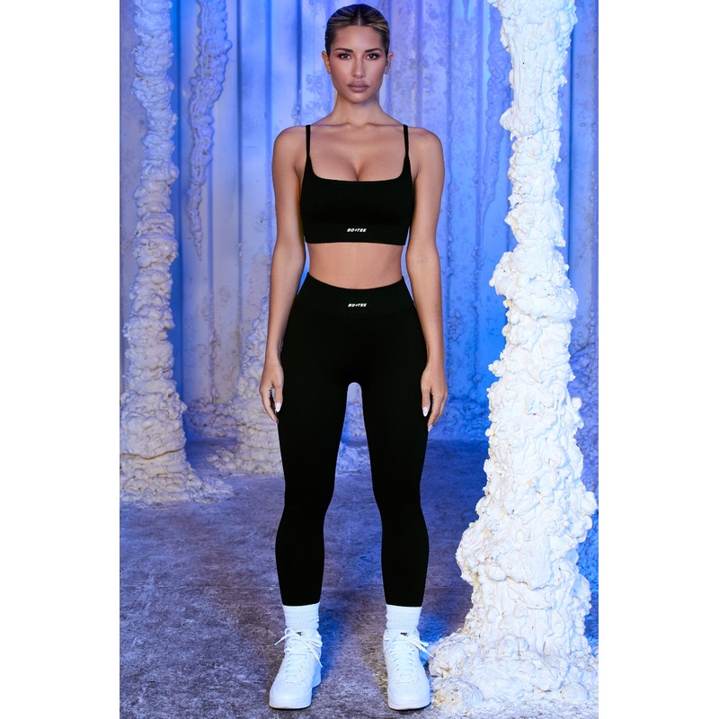 Seamless Full Length Leggings in Black