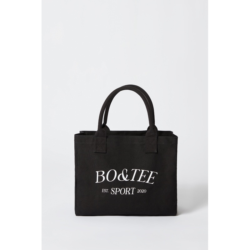 Small Canvas Tote Bag in Black