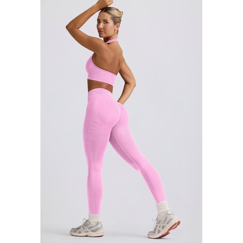 Define Luxe High-Waist Leggings in Rose