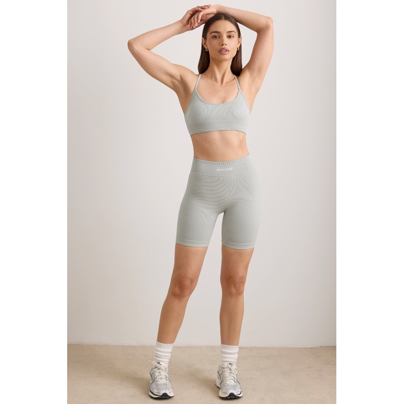 FlexiRib Biker Shorts in Grey