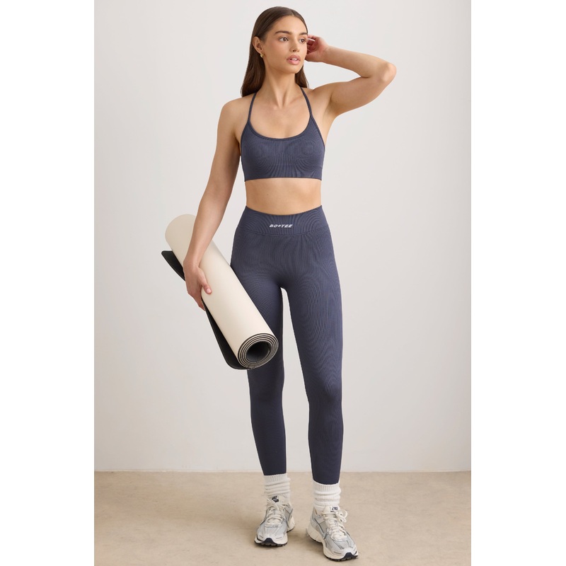 FlexiRib High Waist Leggings in Slate