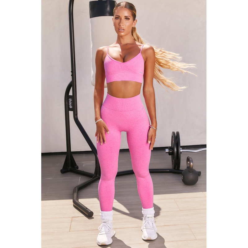 Unstoppable Petite Seamless Full Length Leggings in Pink