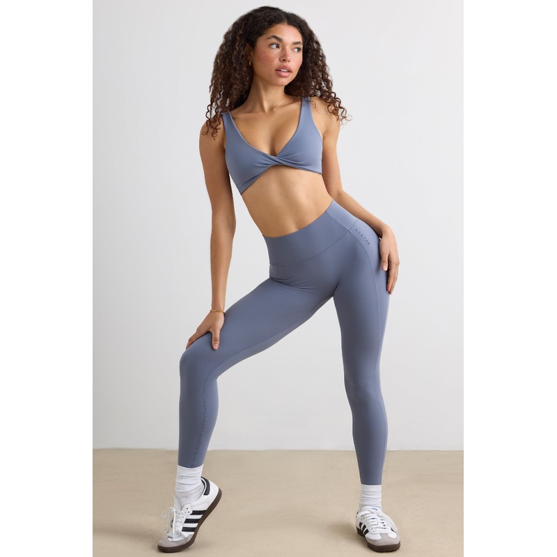 Soft Active High Waist Leggings in Slate Grey