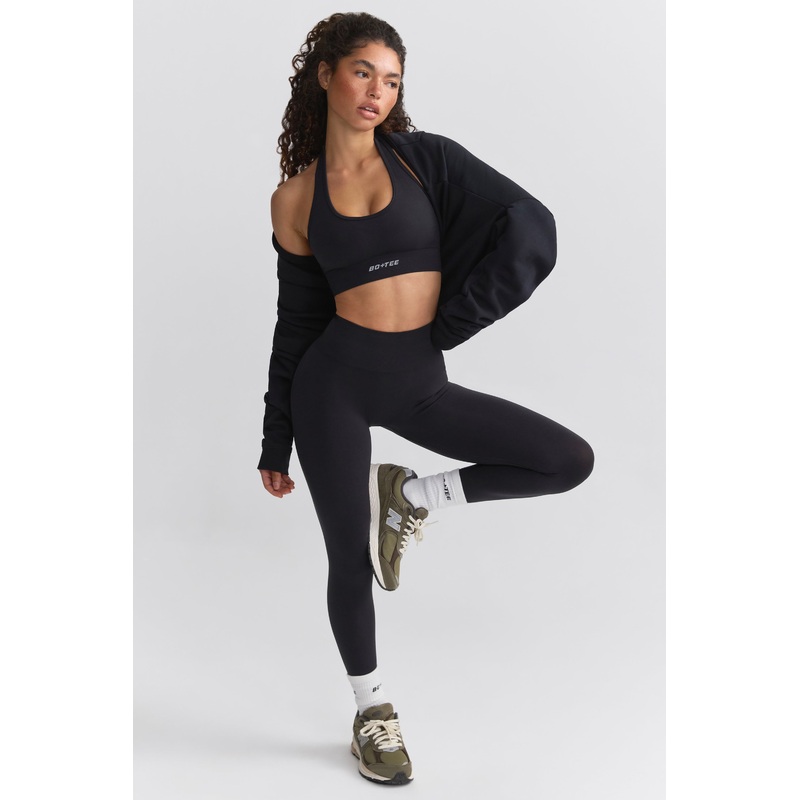 Define Luxe High-Waist Leggings in Jet Black