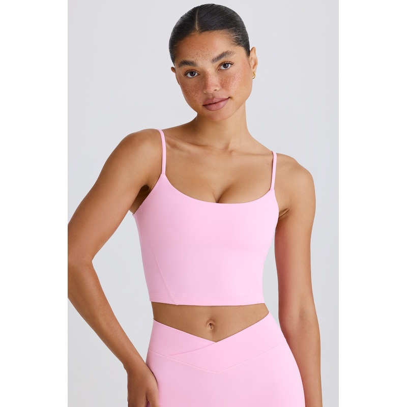 Soft Active Tank Top in Bubblegum Pink