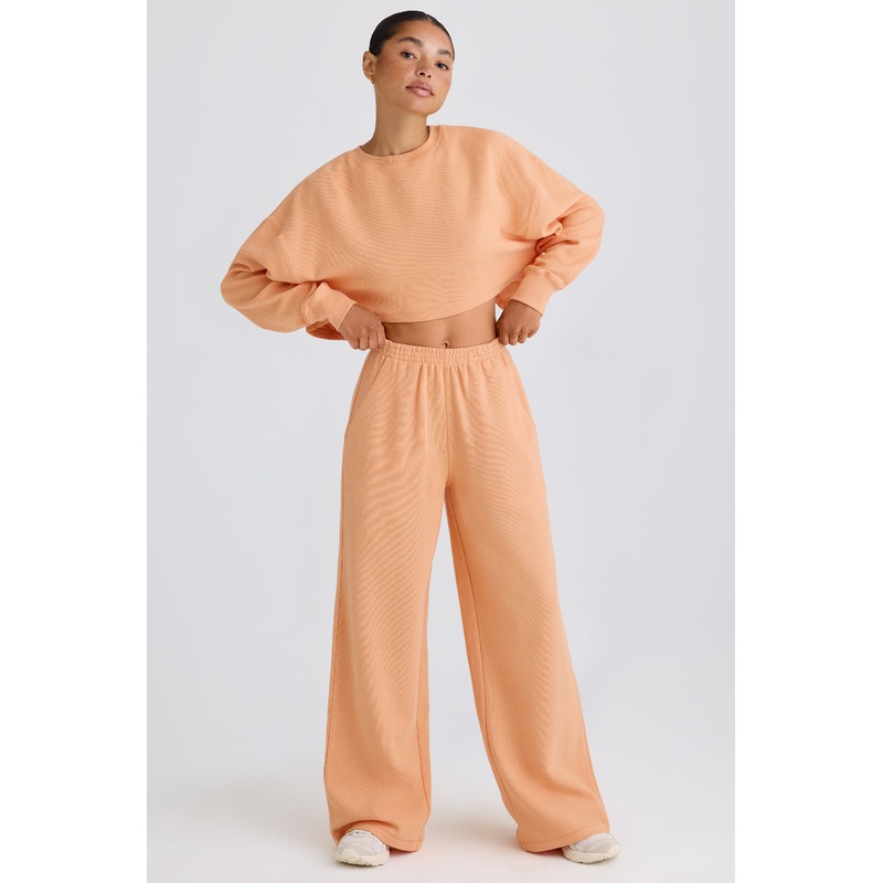 Tall Straight-Leg Joggers in Peach