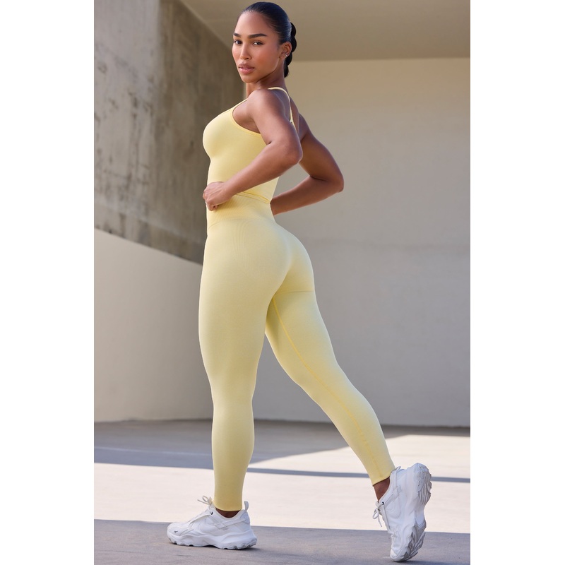Super Sculpt Seamless Leggings in Soft Yellow