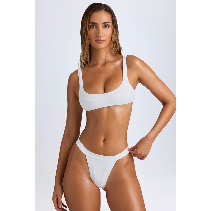 Cheeky Bikini Bottoms in White