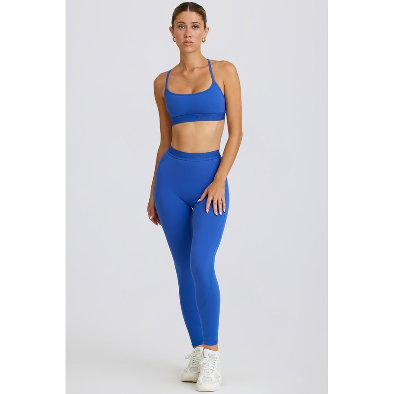 Soft Active Leggings in Cobalt