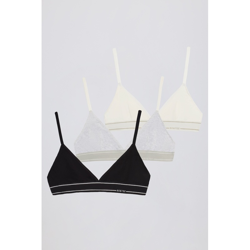 Triangle Bralette Bundle in Multi