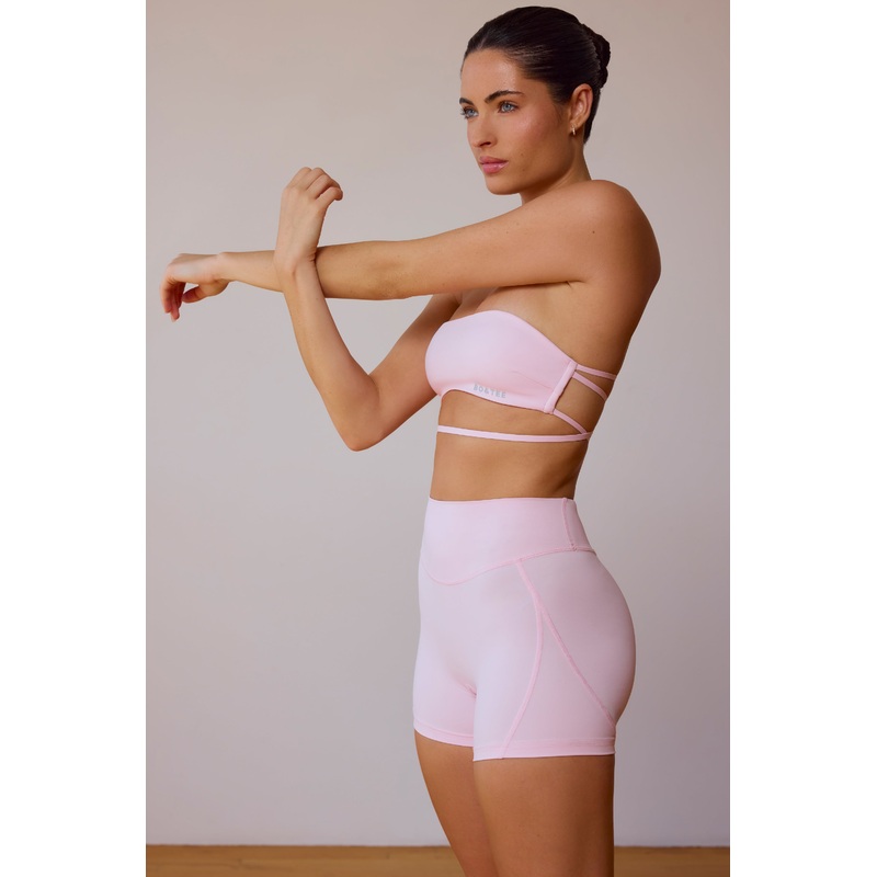 Mini Shorts in Soft Pink