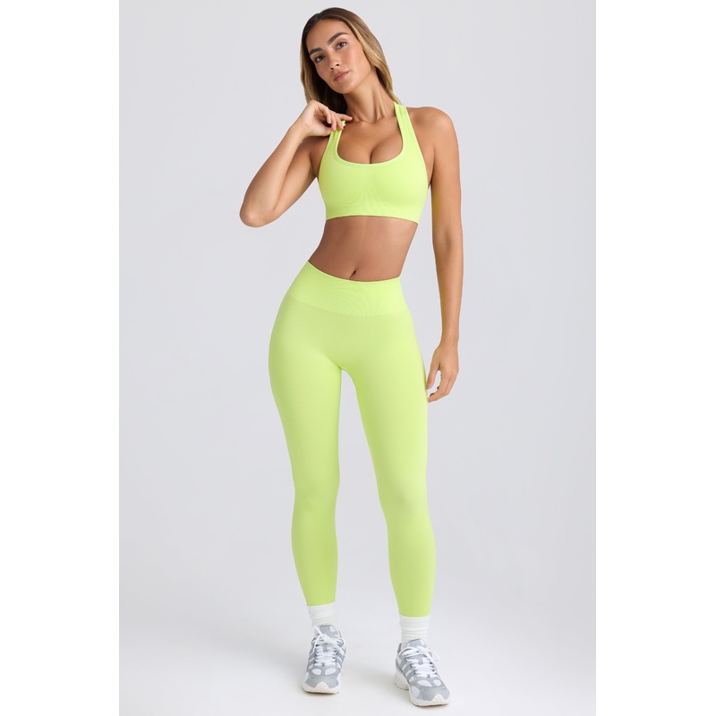 Super Sculpt Seamless Leggings in Key Lime