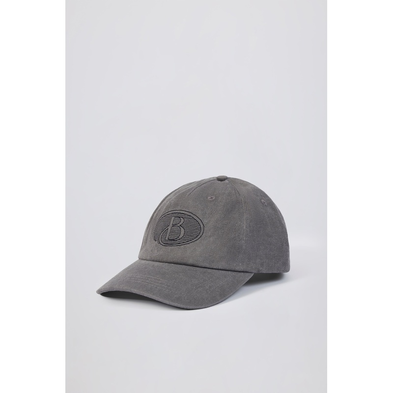 Baseball Cap in Washed Charcoal