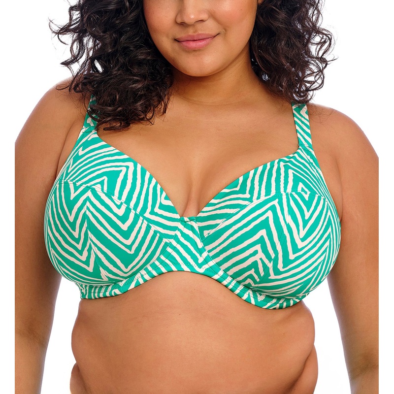 Elomi Fiji Falls Underwire Plunge Bikini Top (ES802602) – Marine