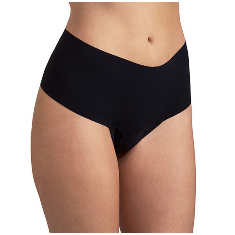 Hanky Panky BreatheSoft Hi-Rise Thong (6J1921B) – Black