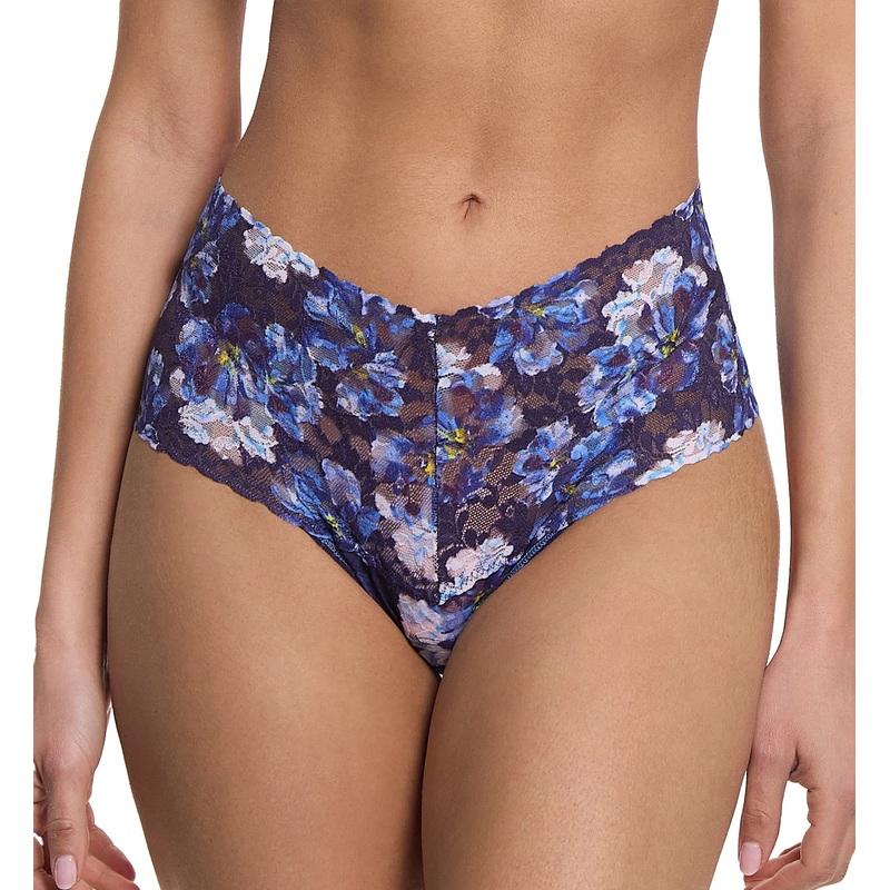 Hanky Panky Printed Retro Lace Thong (PR9K1926) – Nightfall