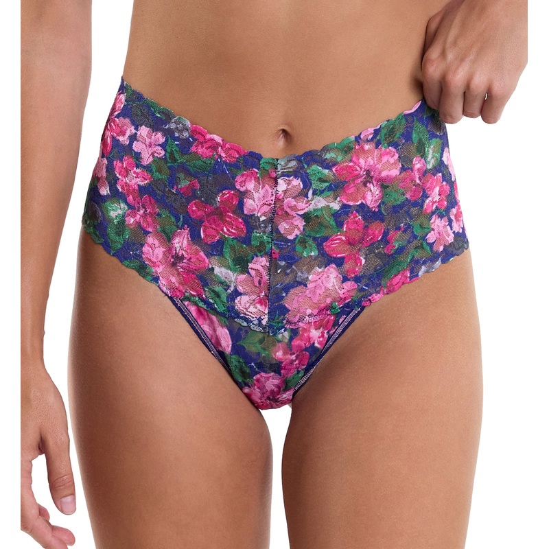 Hanky Panky Printed Retro Lace Thong (PR9K1926) – Tis The Season