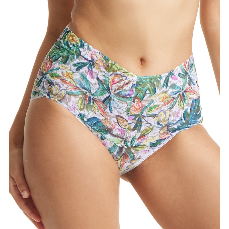 Hanky Panky Retro Lace Printed V-kini (PR9K2124) – Palm Springs