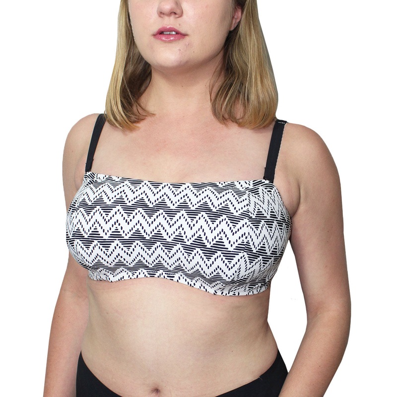 Anita Aluna Wave Bella Underwire Bandeau Bikini (8765-1) – Black/White