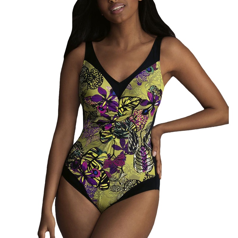 Anita Organic Tropics Tisa Slimming Support One Piece Swimsuit (7319) – Olive